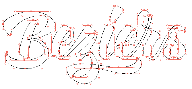 Letters Buzier Curve